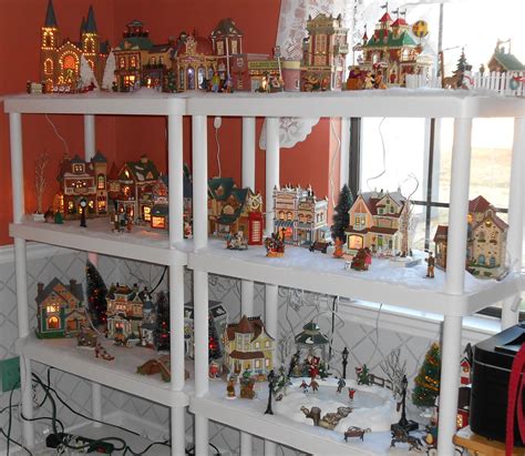 My new way to display my Christmas village | Christmas village display ...