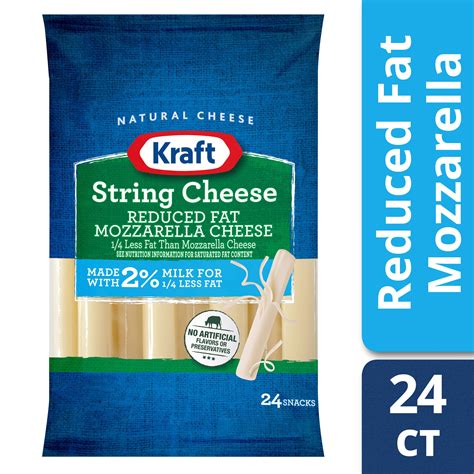 Kraft Low Fat Mozzarella String Cheese Nutrition Facts | Blog Dandk