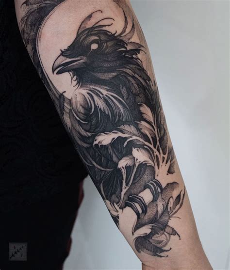 210+ Coolest Crow Tattoos Ideas With Meanings (2022) - TattoosBoyGirl ...