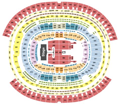 SoFi Stadium, Pink Seating Chart | Star Tickets