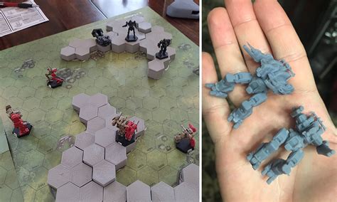 3D Printed BattleTech Models: Miniatures and Large-Scale Mechs