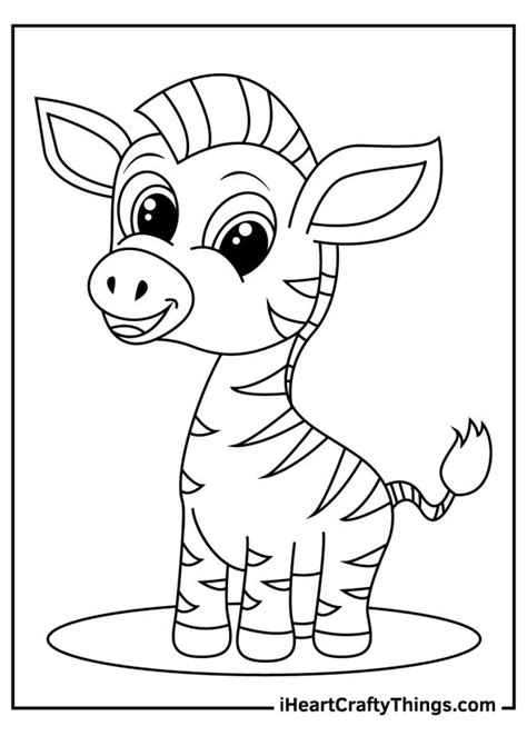 Zebra Coloring Pages (100% Free Printables)