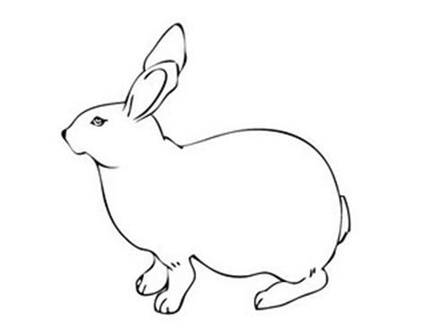 Traceable Bunny Images : Easter Bunny Silhouette Printable at ...