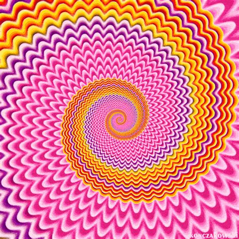 Trippy Hypnotic Spiral Gif