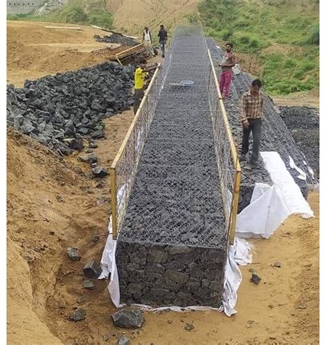 Gabion Wall Construction Services at Rs 110/piece | Gabion Wall in ...