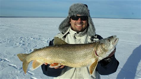 Ice Fishing for Lake Trout in Cold Lake Alberta - YouTube