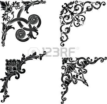 Filigree Corner Clip Art