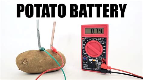 Potato Battery Science Project - YouTube