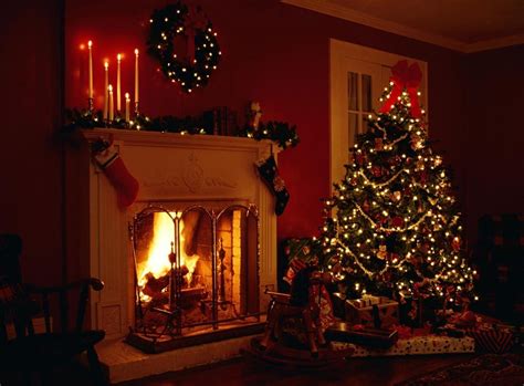 Christmas Fireplace Wallpapers - Wallpaper Cave