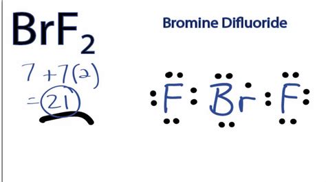 BrF2 Lewis Structure: How to Draw the Lewis Structure for Bromine ...