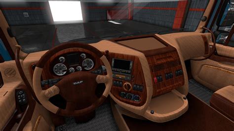 DAF XF 105 LEATHER INTERIOR V1.0 1.32.X » GamesMods.net - FS19, FS17 ...