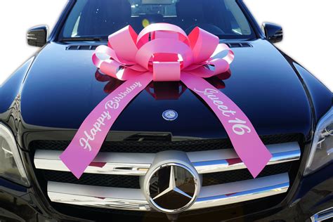 Ribbons & Bows Large Big bow for cars with Personalised tails ALL ...