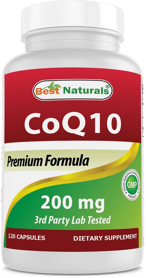 Best Naturals COQ10 200 mg 120 Capsules - Walmart.com