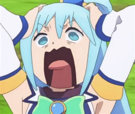 Konosuba Aqua Dizzy Crazy GIF | GIFDB.com