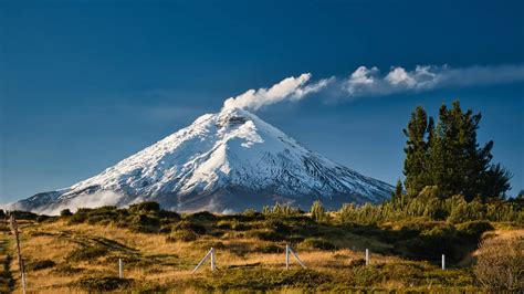 Volcanoes in Ecuador: Skyward Peaks Draped in White