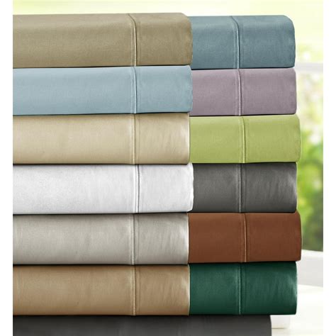 1000 Thread Count Luxury Egyptian Cotton Rich Sateen Sheet Set, 4pc ...