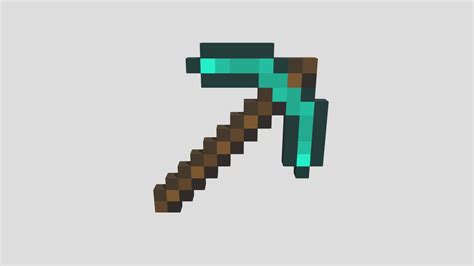 Minecraft Pickaxe - Download Free 3D model by LeoPasc02 [6d12dcc ...