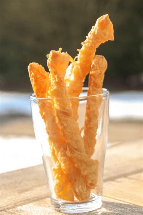 Puff Pastry Cheese Sticks Recipe | An easy party snack