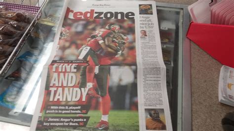 Front page of the Tampa Bay Times sports section : buccaneers