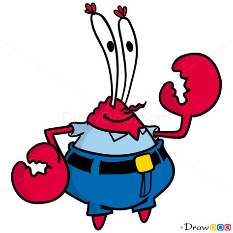 How to Draw Mr Krabs, Spongebob