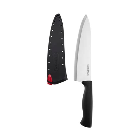 Farberware EdgeKeeper Classic 8-inch Chef Knife with Black Self ...