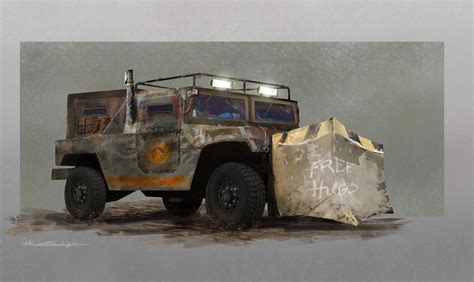 post apocalypse vehicle by AndreLammers on DeviantArt