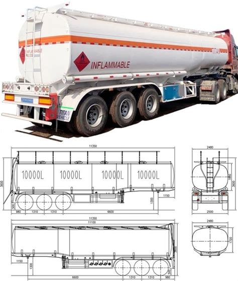 Diagram Fuel Tanker Truck Specifications