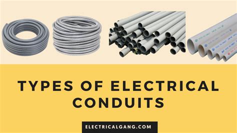 What is Electrical Conduit? | Types of Electrical Conduits (2022)