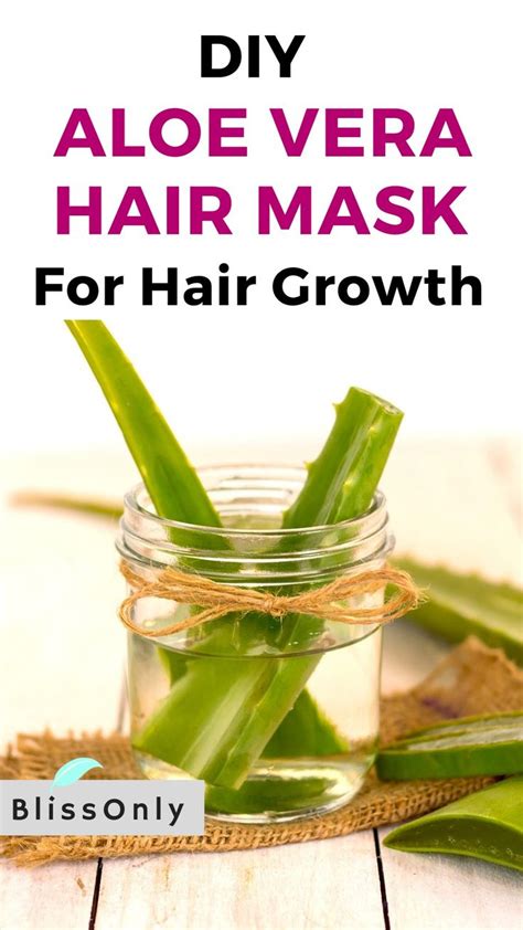 DIY Aloe Vera Hair Mask For Hair Growth | Aloe vera for hair, Diy hair ...