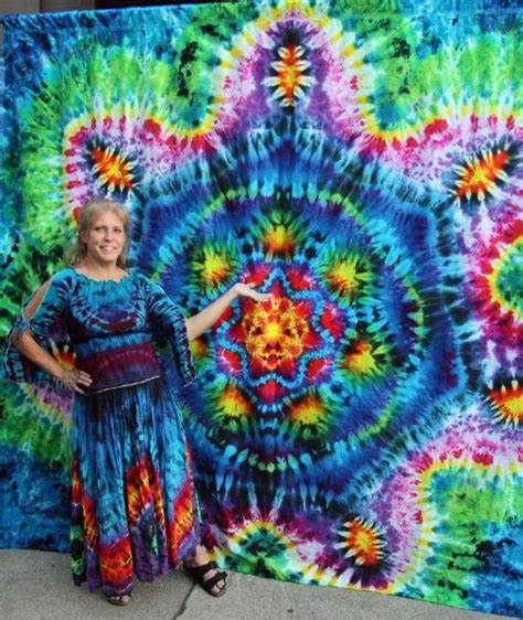 Dharma Trading Co. Featured Artist: Linda Stewart | Tie dye tapestry ...