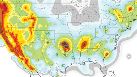 Earthquake Map In Us - Wilow Kaitlynn