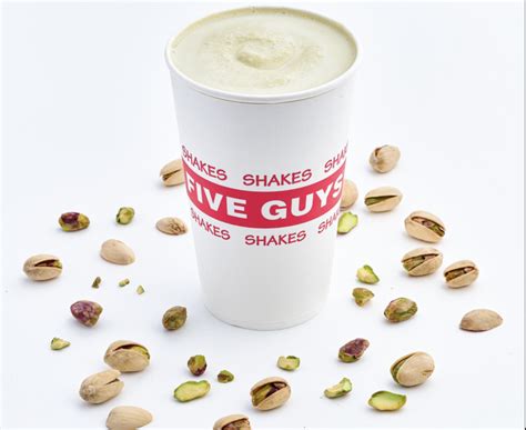 Five Guys announce limited-edition pistachio milkshake - Your Harlow