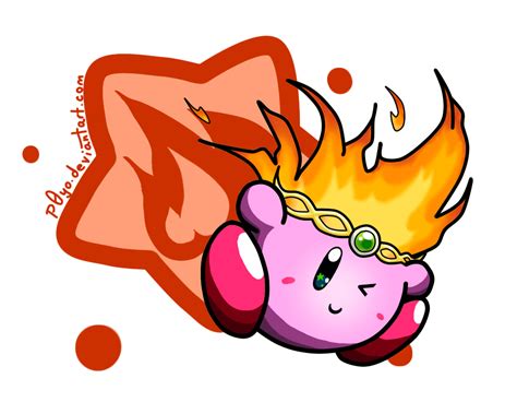 Fire Kirby! by p0Yo on DeviantArt