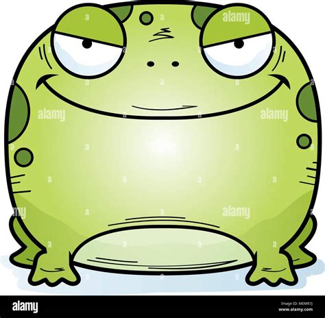 A cartoon illustration of an evil looking frog Stock Vector Image & Art ...