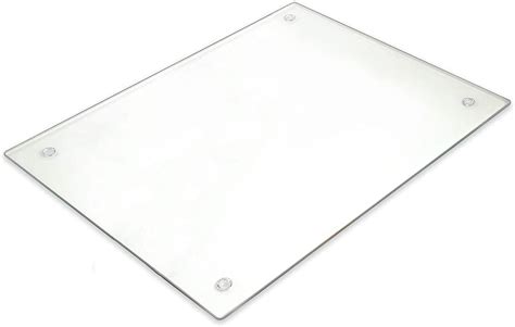 Tempered Glass Cutting Board – Long Lasting Clear Glass – Scratch ...