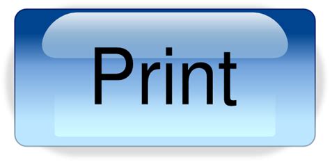 Print Button Icon #431498 - Free Icons Library