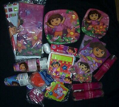 DORA The Explorer Party Supplies HUGE LOT 50 pcs. Games Favors Gifts ...