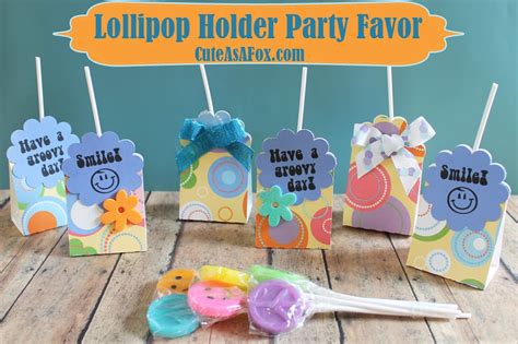 Scalloped Lollipop Holder Tutorial with Template