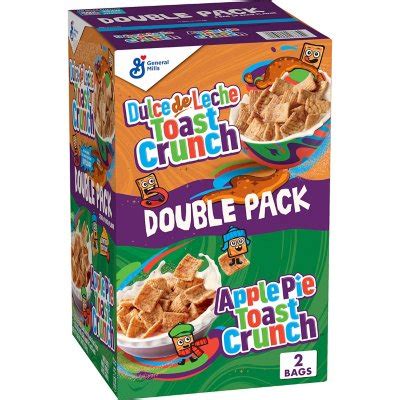 Cinnamon Toast Crunch Breakfast Cereal, Dulce De Leche and Apple Pie (2 ...