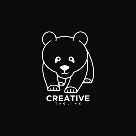 Panda logo design 2870447 Vector Art at Vecteezy