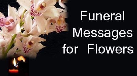 Funeral Messages for Flowers, Funeral Flower Message | Funeral flower ...