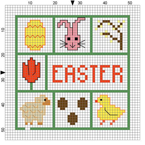 The world according to Ági: Easter minis - free cross stitch patterns