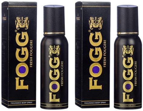 Fogg Black Collection Fresh Fougere Deodorant Spray (120ML, Pack of 2 ...