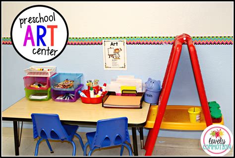 Preschool Art Center Storage - Lovely Commotion Preschool Resources ...