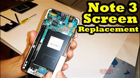 Samsung Galaxy Note 3 - Screen Replacement - YouTube