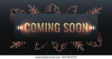 Coming Soon Background Illustration Template Design Stock Vector ...