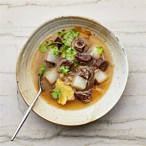 Five-Spice Short Rib and Daikon Soup Recipe | Bon Appétit