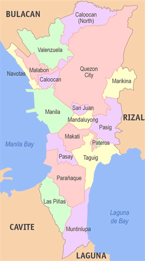 Manila Map - Philippines