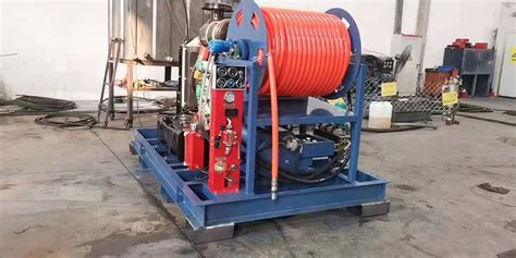 170L/min sewer sewage line cleaning machine for Canada Customer ...