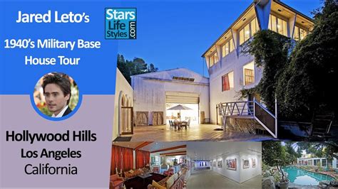 Jared Leto's Hollywood Hills House Tour, 1940s Military Base | Los ...